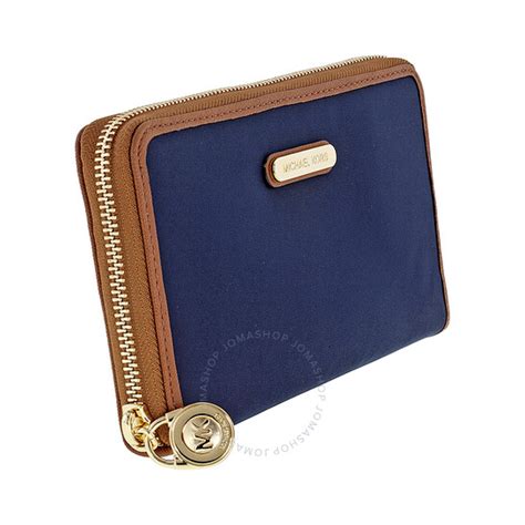 michael kors kempton navy wallet|Amazon.com: Michael Kors Wallet Navy.